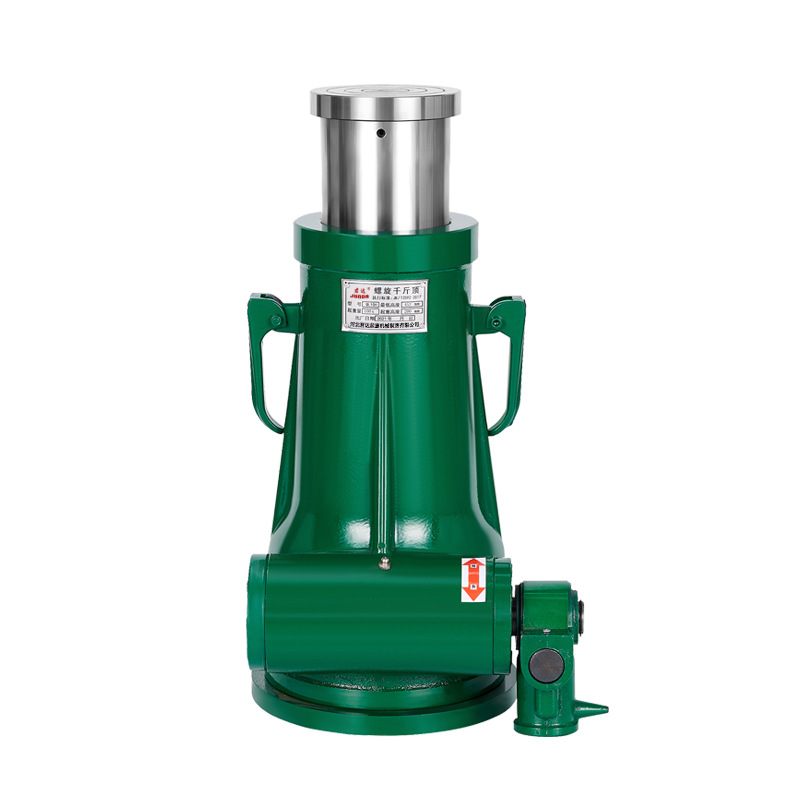 What is the historical background of the development of screw jacks