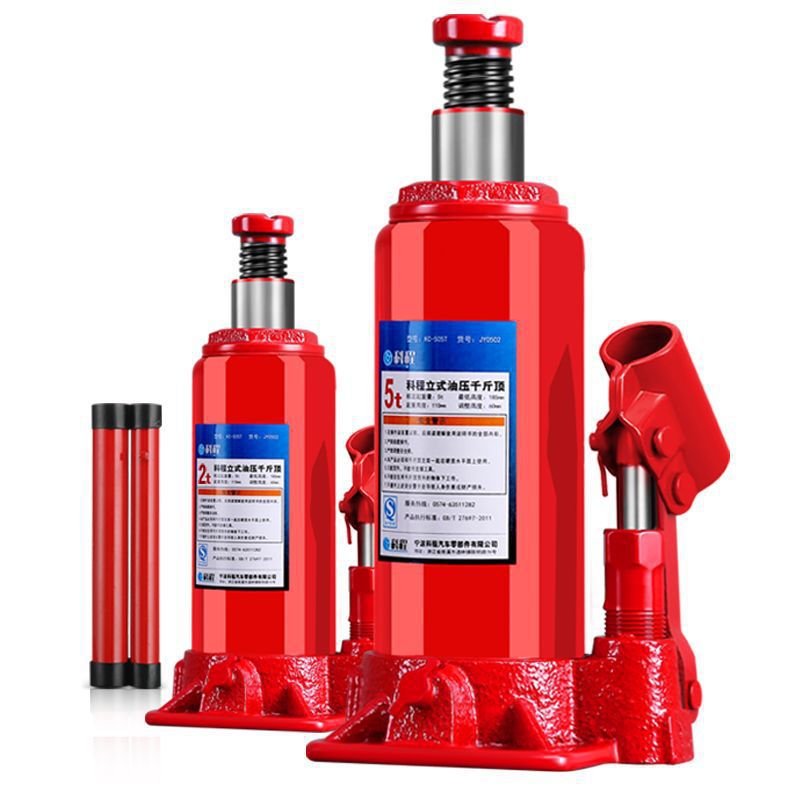What are the types of hydraulic jacks