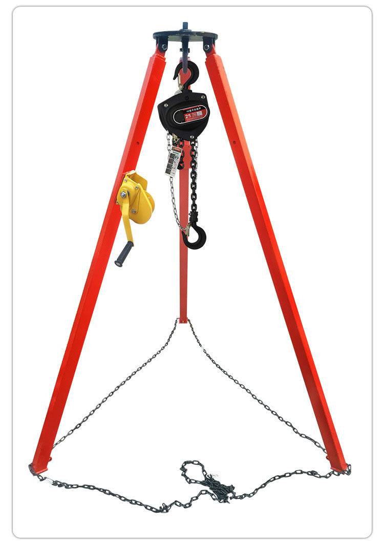 Some operation sites cannot use lifting tripods