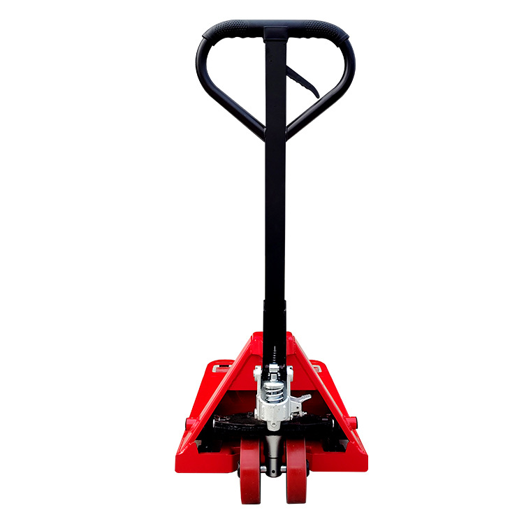Manual hydraulic forklift wheels