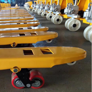 The material of the wheels of manual forklifts