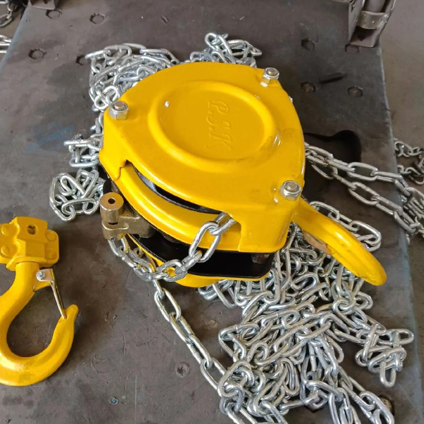 The maintenance method of chain block