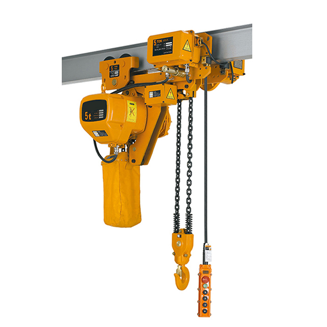 Ultra-low type electric chain hoist